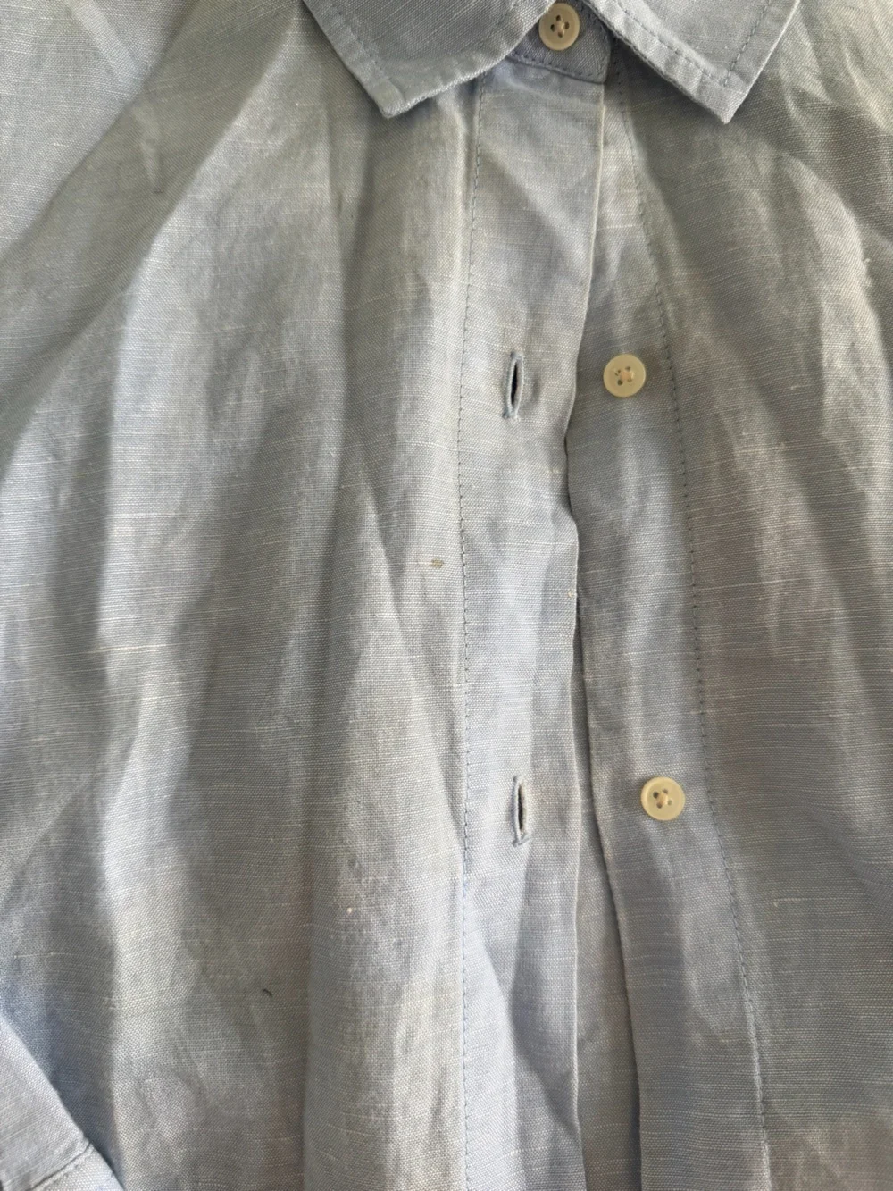 J. Crew Light Blue Button-Down Cover Up